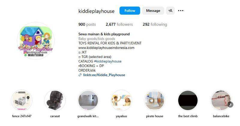 Instagram.com/kiddieplayhouse